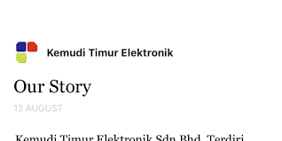 Kami menjual dan membaiki pe. Kemudi Timur Eletrik Eletronik Kedai Muslim