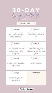 It doesn't have to be a long walk, though sprinkling in a few longs walks throughout the month could certainly be beneficial. 30 Day Song Challenge Template Instagram Story Game In 2021 30 Day Song Challenge Song Challenge Challenges