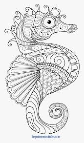 Download Mandala Caballito De Mar Para Colorear Seahorse Coloring Pages For Adults Hd Png Download Transparent Png Image Pngitem