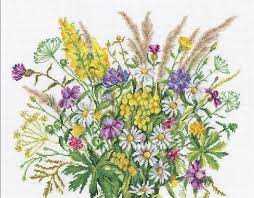 The pattern is extremely easy to follow and to stitch. Wild Flowers Counted Cross Stitch Kit Stitch It Central