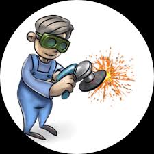 Andaba con ganas de dibujar a alguien manejando un martillo mecánico. Hot Works Que Es El Trabajo En Caliente Cepreven