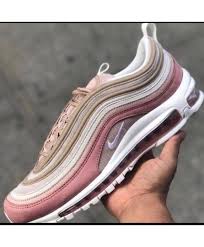 Authentic Nike Air Max 97 Particle Beige White Rush Pink Trainers Tenis