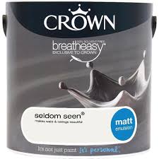 crown seldom seen matt emulsion paint 2 5l