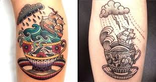 15 Storm In A Teacup Tattoos That Calm Our Restless Hearts Teacup Tattoo Tea Tattoo Special Tattoos