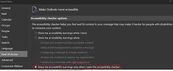 Get Rid Of The Accessibility Issues Warning Bar In Outlook Microsoft Q A