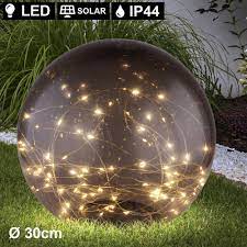 Polycrystalline solar panel cell 5v 30ma 0.15w 53mm x 30mm diy led garden light. Led Solar Steck Leuchte Garten Deko Beleuchtung Lichterketten Kugel Aussen Lampe Rauch Erdspiess Globo 33808 Etc Shop