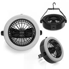 Shop 2 In 1 Camping Lantern With Ceiling Fan Portable Tent Light With 12 Bright Led Lights By Wakeman Outdoors Overstock 17772868