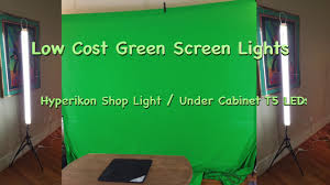 Green screen lighting introduces a new wrinkle to plan for when you're setting up a shoot. Low Cost Diy Green Screen Lighting Hyperikon T5 Lights Youtube