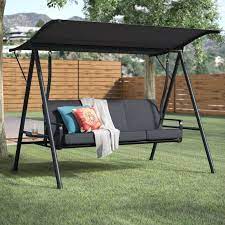 Marquette canopy swing / replacement canopy for marquette. Online Shopping Marquette 3 Seat Cushion Porch Swing With Stand By Andover Mills Porch Swing With Stand Porch Swing Porch Swing Bed
