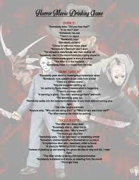 Pin By Felicia Delong On Bday Party Halloween Drinking Games Movie Drinking Games Drinking Games