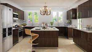 Wood cabinets are appealing because of their distinct and unique character. Nl Furniture Modern High Gloss Wood Grain Hpl Kitchen Cabinet N ï½Œfurniture