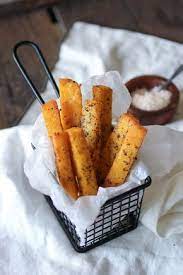 If You Have Never Tried Polenta Chips You Are Seriously Missing Out I Was Introduced To Them Only Recently And I Am Completely Food Recipes Cooking Recipes