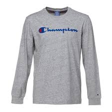 Agencé à une veste, un cardigan ou un veston, il. Champion T Shirt Manches Longues Homme Gris Chine Achat Vente T Shirt Cdiscount