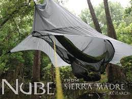 Nube The Perfected Hammock Shelter By Sierra Madre Research By Richard G Rhett Jr Outdoor Backpacking Hammock Sierra Madre