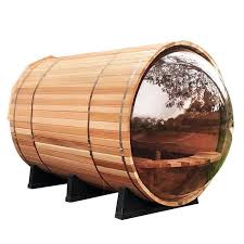 Now a hotel, the eight barrels are open to the public to stay overnight in. Panorama Barrel Sauna 6 Person