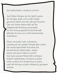 Schritt Fur Schritt Einen Guten Unfallbericht Schreiben