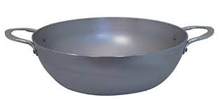 De Buyer 5654 28 11 In Iron Round Deep Country Pan Dining Table In Kitchen Kitchen Wok