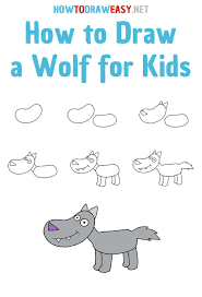 Ideas for kids how to draw circle animals step by step diy. How To Draw A Wolf For Kids How To Draw Easy