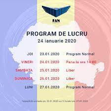 15 martie program special 2020 misiunea renovatio 902. Program Cu Publicul In Ziua De 24 Ianuarie 2020 Fan Courier