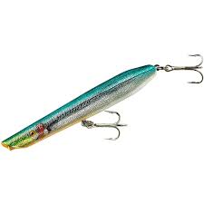 Don't think they're just for stripers and blues, tuna of all sizes and many other species can't resist the action of a pencil popper. Cotton Cordell 6 Pencil Popper 1 Oz Fishing Lure Baby Blue Fish Walmart Com Walmart Com
