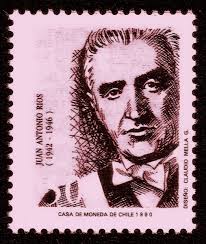 CHILE, PRESIDENT JUAN ANTONIO RIOS, #1464, YEAR 1990, MNH