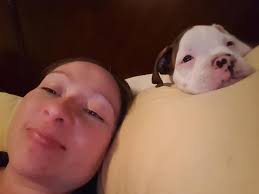 This is Mabel, who learned how to sit today.