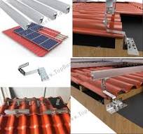 Solar adjustable hook mounting systems