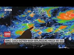 Suhu dan kelembaban udara, tekanan, kecepatan dan arah angin, akan turun hujan, matahari terbit, matahari musim dingin. Bmkg Cuaca Ekstrem Masih Berlangsung Hingga Mei 2021 Youtube
