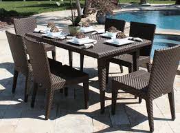 Porch Dining Table Outdoor Dining Set Wicker Dining Chairs Outdoor Furniture Sets