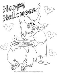 Download and print these free scary halloween coloring pages for free. 7 Best Free Printable Non Scary Halloween Coloring Pages This Tiny Blue House