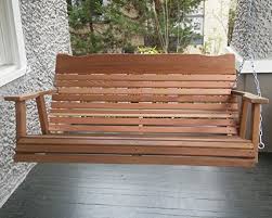 They look for steel, wood and plastics that won't break down after repeated use. Amish Outdoor Porch Swings Authentic Handmade Furniture