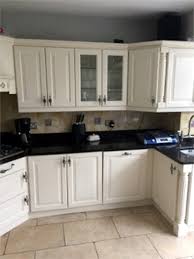 hand painting kitchen cupboards cream