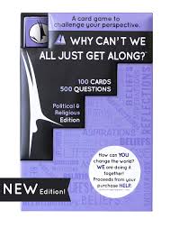 Wh questions (question words) are the words such as who, what, where, when etc. Why Can T We All Just Get Along A 500 Question Thought Provoking Card Game For Adults And Teens Game Night Conversation Starters And Ice Breakers Includes Dice And 100 Cards Buy Online