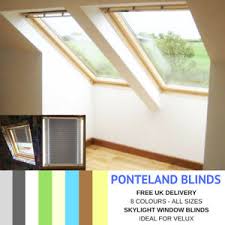 Details About Skylight Blinds For Velux Windows Blackout Fabric Free Uk Delivery