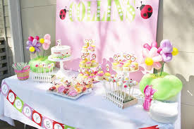 You can tailor your party to classic fairytales or emphasize a notable character like tinkerbell. Spring Garden Ladybug Birthday Party Birthday Party Ideas Photo 8 Of 21 Catch My Party