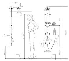 Height Of Shower Head And Controls Google Search Shower Panels Master Bathroom Shower Shower Controls