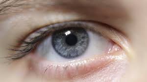 Close Up Of An Open Female Blue Eye Without Makeup Light On And Light Off Stock Footage Female Blue Close Open Without Makeup Female Blue Eye
