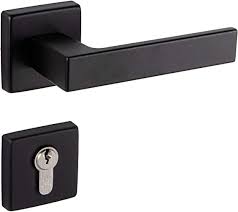 Gedotec Poignees Porte Rosace Carree Push 1317 Poignee Aluminium Inox Porte Entree Chambre Bureau Cuisine Plaque D Poignee De Porte Poignees Serrure