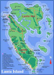 Map Of Koh Lanta Koh Lanta Thailand Islands Ko Lanta