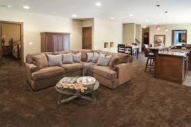 Lower Level Family Room Brown Carpet Living Room Brown Carpet Bonus Room Design