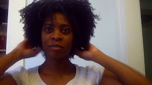 Part 2 After applying ECO styler hair gel to form defined curls to my 4a/4b  hair texture