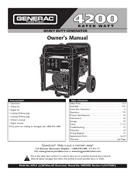 generac owners manual 01652 manualzz com