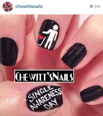 Anti Valentines Day Nails Nail Designs Valentines Valentine S Day Nails Valentines Nails