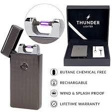 The Thunder Lighter Rechargeable Flameless Beam Thunder Lighter Lighter Plasma Electric Lighter