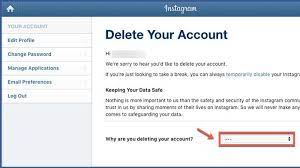 Sesuai dengan namanya, ini adalah tindakan yang akan menghapus keseluruhan account, termasuk data atau postingan yang ada di dalamnya.juga tag foto yang pernah disematkan di account tersebut. Cara Menghapus Akun Instagram Panduan Langsung Pusat Bantuan Instagram Tribun Jogja