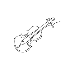 Violon Un Dessin Au Trait Continu Musique Instrument Vector Illustration  Minimalisme Design PNG , Clipart De Violon, En Bois, Classique PNG et  vecteur pour téléchargement gratuit