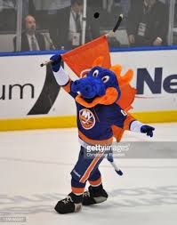 Al the octopus is the octopus mascot of the detroit red wings. New York Islanders Mascot Sparky Celebrates The Victory Over The New York Islanders Mascot New York