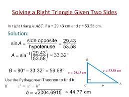 We know the shape but not how big it is. Do Now Section 2 4 Solving Right Triangles