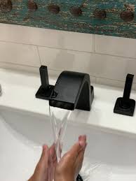 sink faucets, faucet, waterfall faucet