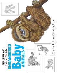 Blue is a very rare color among animals. Amazon Com Endangered Baby Animals A Special Edition Coloring Book Animal Sketches 9798703966938 Jeffs Tim Warren Jo Books